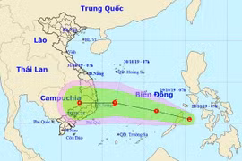 Xuất hiện vùng áp thấp gần Biển Đông khả năng mạnh lên thành bão