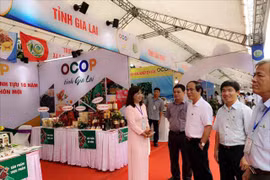 Gia Lai trưng bày sản phẩm OCOP tại triển lãm thành tựu 10 năm xây dựng NTM
