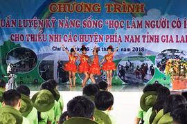 80 học viên tham gia khóa huấn luyện "Học làm người có ích"