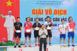 Giải Cầu lông các câu lạc bộ tỉnh Gia Lai năm 2020: Nhiều tay vợt trẻ khẳng định tài năng