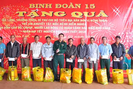 Binh đoàn 15:Quan tâm phát triển kinh tế-xã hội địa bàn đứng chân