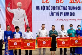Bế mạc Đại hội Thể dục-Thể thao phường Chi Lăng