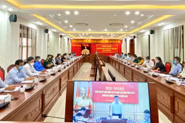Giao ban ngành Tổ chức xây dựng Đảng quý I-2022