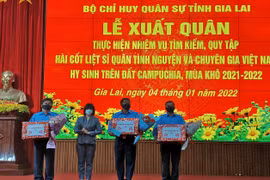 Đội K52 Bộ Chỉ huy Quân sự tỉnh Gia Lai xuất quân thực hiện nhiệm vụ tại Campuchia