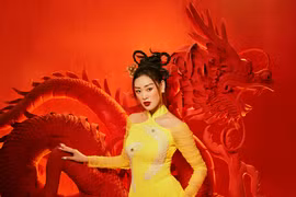 Hoa hậu Khánh Vân sắc lạnh trong bộ ảnh chào Tết Nhâm Dần 2022