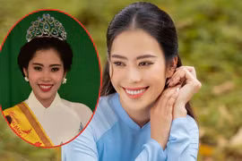 Nam Em mang vương miện hoa khôi đi đấu giá làm từ thiện