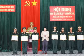 Mang Yang triển khai nhiệm vụ công tác quốc phòng-quân sự địa phương năm 2021