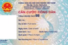 Mẫu thẻ căn cước công dân gắn chip chính thức