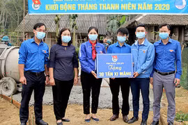 Sẽ xây nhà vệ sinh bằng vật liệu chai nhựa trong Tháng Thanh niên