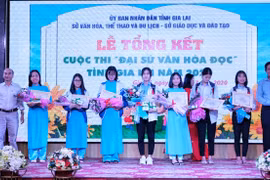 Trao giải cuộc thi "Đại sứ văn hóa đọc" tỉnh Gia Lai