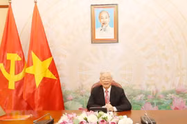 Tổng Bí thư, Chủ tịch nước điện đàm với Thủ tướng Campuchia