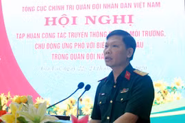 Truyền thông bảo vệ môi trường, chủ động ứng phó với biến đổi khí hậu trong Quân đội
