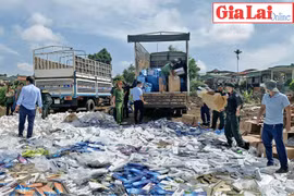 Gia Lai: Tiêu hủy hơn 106.000 bao thuốc lá điếu nhập lậu