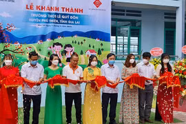 Phú Thiện: Khánh thành, bàn giao 4 phòng học cho Trường THCS Lê Quý Đôn