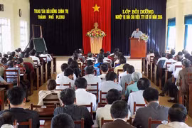 Đức Cơ tổ chức hội thi giảng viên lý luận chính trị giỏi