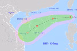 Áp thấp nhiệt đới có gió giật cấp 8 đã đi vào Biển Đông