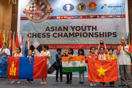 Cờ vua Việt Nam nhất toàn đoàn Giải Vô địch trẻ châu Á 2022