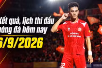 Kết quả, lịch thi đấu bóng đá hôm nay 6/9/2026: Arsenal đại chiến Chelsea