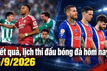 Kết quả, lịch thi đấu bóng đá hôm nay 5/9: Real Madrid và PSG cùng thua