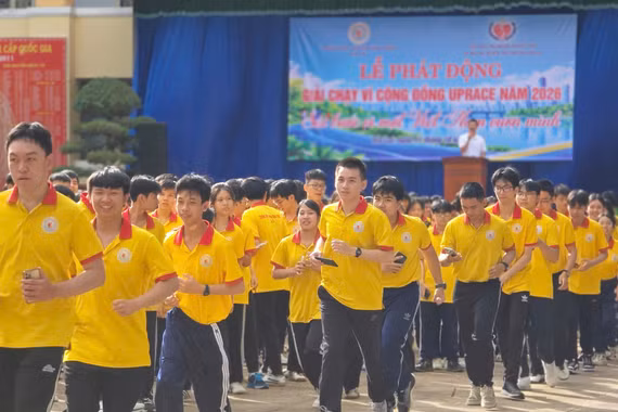 Gia Lai: Hơn 1.000 học sinh, vận động viên hưởng ứng Giải chạy trực tuyến vì cộng đồng UpRace 2026