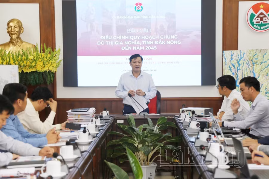 Đồ án quy hoạch chung đô thị Gia Nghĩa được điều chỉnh để phù hợp với không gian phát triển mới.