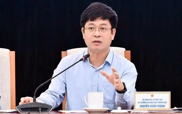 Ông Nguyễn Xuân Thành, Vụ trưởng Vụ Giáo dục trung học (Bộ GD-ĐT). ẢNH: NGUYỄN MẠNH