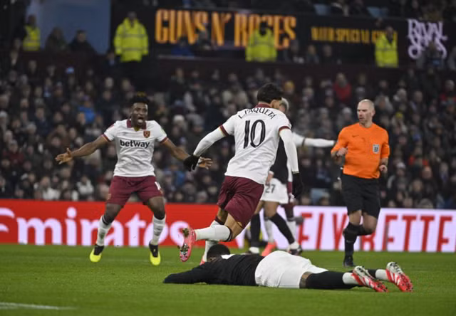 Lucas Paquetta mở tỉ số cho đội khách West Ham