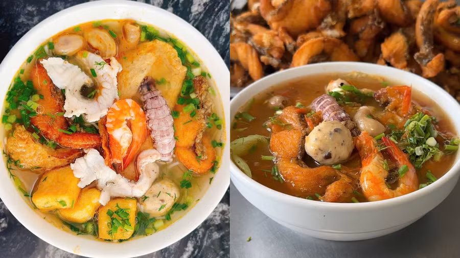 Bún cá cay gây ấn tượng với nước dùng đậm đà, dậy vị.
