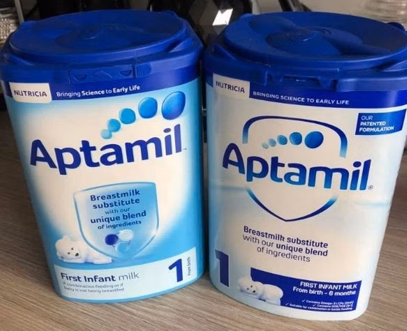 Bộ Y tế yêu cầu kiểm soát lô sữa Aptamil Infant Formula 800g bị nhiễm độc.