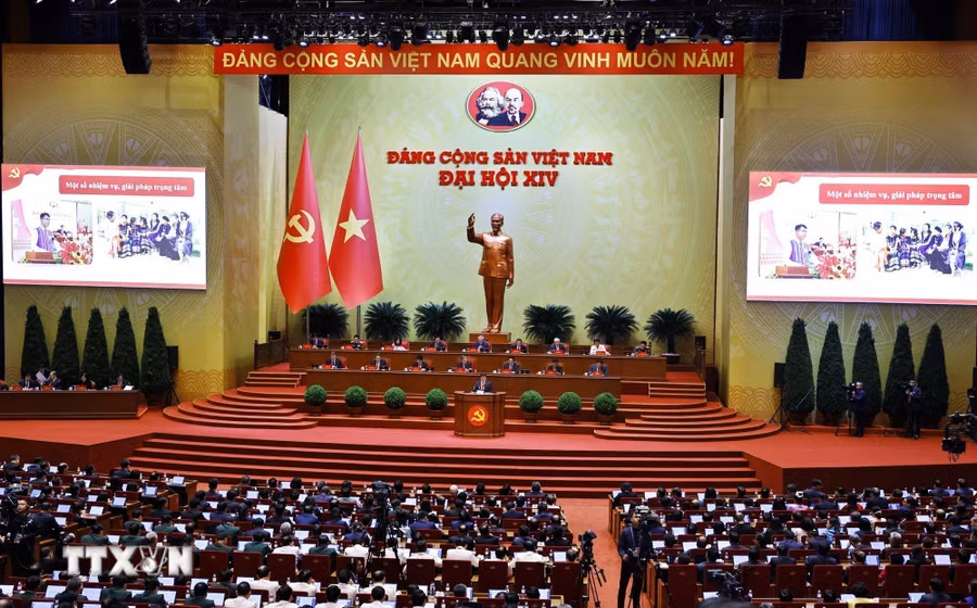 Đại hội XIV của Đảng. (Ảnh: TTXVN)