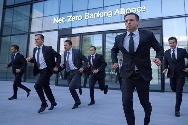 Các ngân hàng hàng đầu rút lui khỏi Liên minh Ngân hàng Net-Zero. Ảnh: Today Ville.