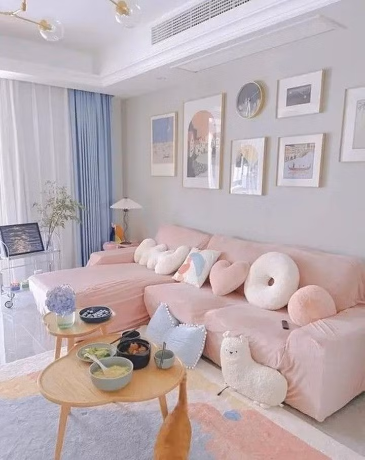 Màu hồng pastel có vẻ đẹp nhẹ nhàng. (Ảnh: Printest)