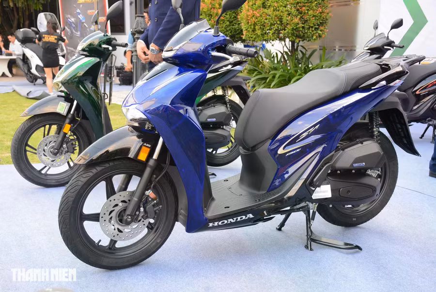 Honda SH Vetro Blue 2026 về Việt Nam chỉ có phiên bản SH150i Vetro Blue dùng động cơ 150cc. Ảnh: B.H