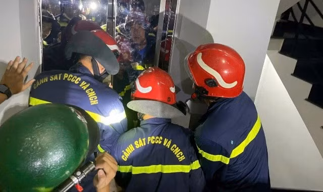 Hiện trường vụ việc.