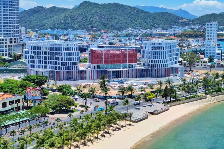 Trụ sở làm việc của Tỉnh ủy, Đoàn ĐBQH và HĐND tỉnh, UBND tỉnh tại tại số 1 Trần Phú, dự kiến đưa vào sử dụng từ tháng 10.2025