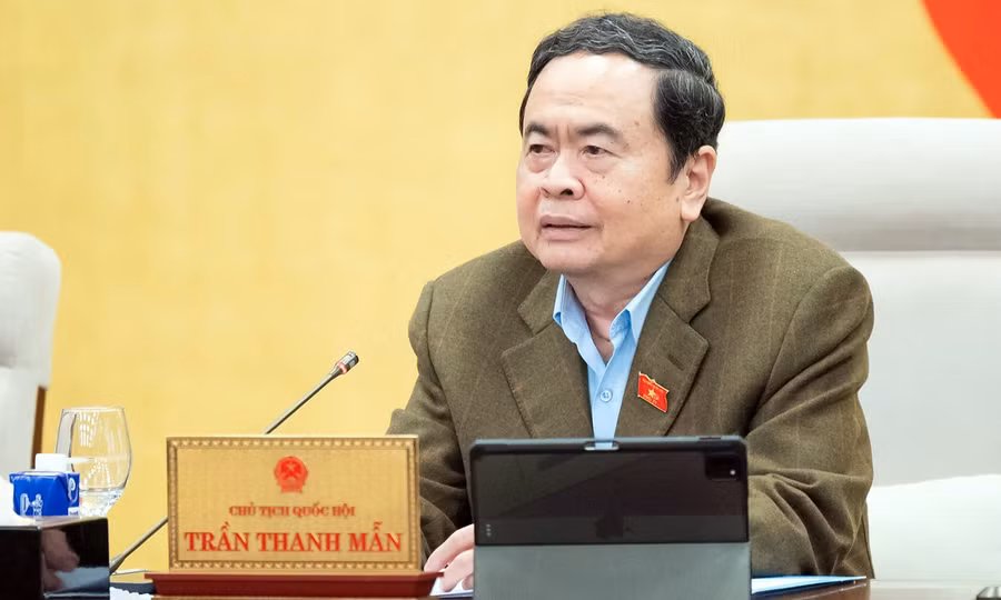 Chủ tịch Quốc hội Trần Thanh Mẫn.