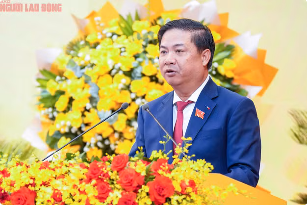 Ông Lương Nguyễn Minh Triết phát biểu tại Đại hội.