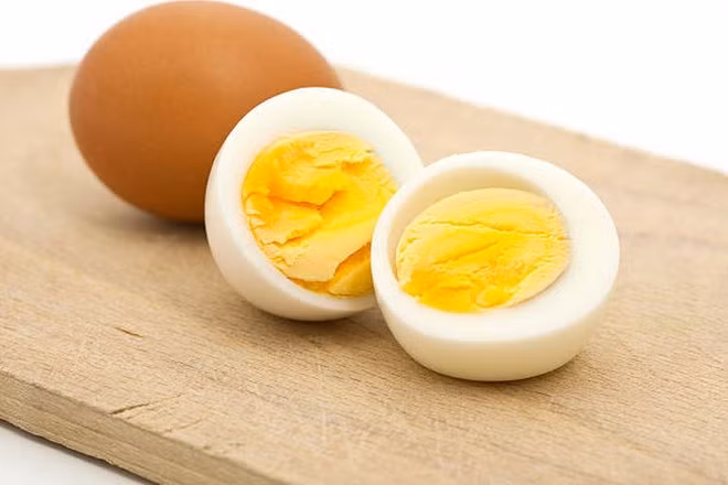 Trứng luộc. (Ảnh: iStock)