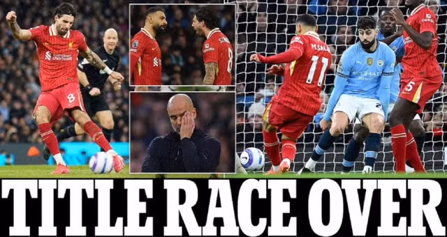 Nhật báo Daily Mail: "Cuộc đua vô địch đã kết thúc"