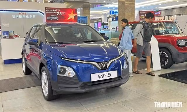 Bộ đôi xe điện VinFast chiếm đến gần nửa thị phần ở phân khúc SUV đô thị. ẢNH: ĐÌNH TUYÊN
