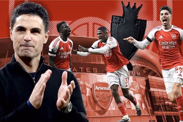Arsenal đăng quang sớm một vòng đấu