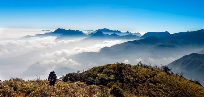 Vẻ đẹp của thiên nhiên vẫn có sức hút đặc biệt với du khách Việt. (Ảnh: Mai Mai/Vietnam+)