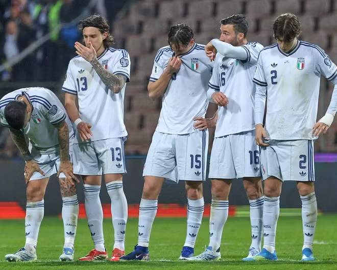 Italy gây thất vọng khi 3 kỳ World Cup liên tiếp vắng mặt. (Nguồn: AP)
