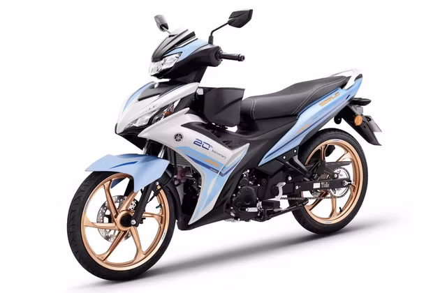 Bản đặc biệt Yamaha 135LC 20th Anniversary Special Edition sở hữu một số khác biệt về diện mạo. Ảnh: Yamaha