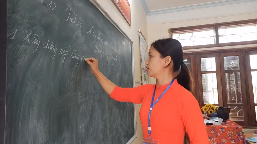 Dự thảo Luật Nhà giáo có nhiều chính sách hỗ trợ cho giáo viên. (Ảnh: Phạm Mai/Vietnam+)