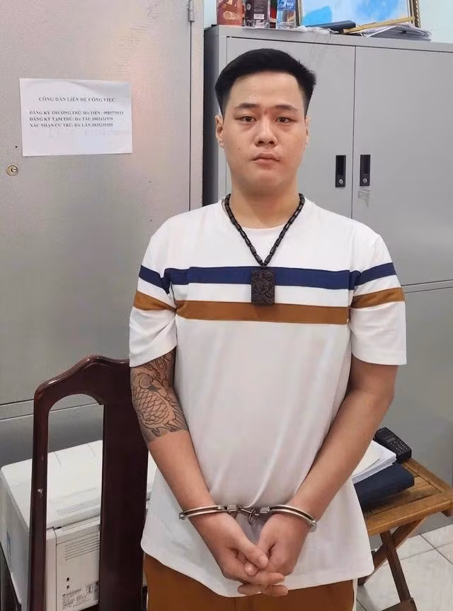 Lân bị bắt ngày 25.10. ẢNH: NGUYỄN TÚ