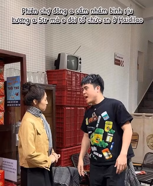 Những video của trend "phiên chợ đông", "phiên chợ tình" thu hút nhiều tương tác. ẢNH: CHỤP MÀN HÌNH