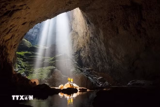 Vẻ đẹp của Sơn Đoòng, hang động tự nhiên lớn nhất thế giới. (Nguồn: TTXVN)