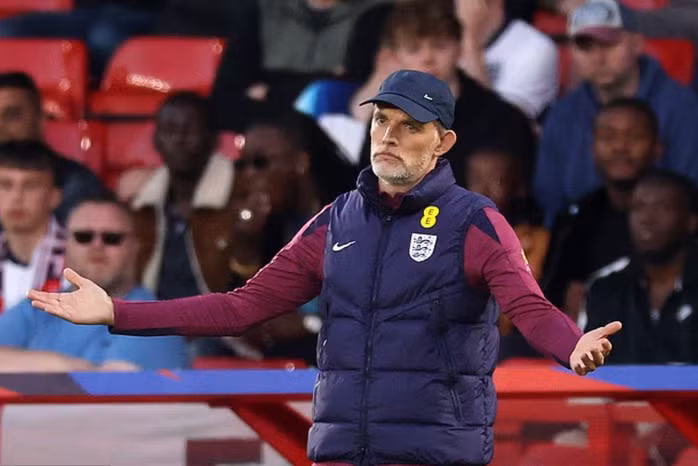 Thomas Tuchel nhận thất bại đầu tiên cùng tuyển Anh