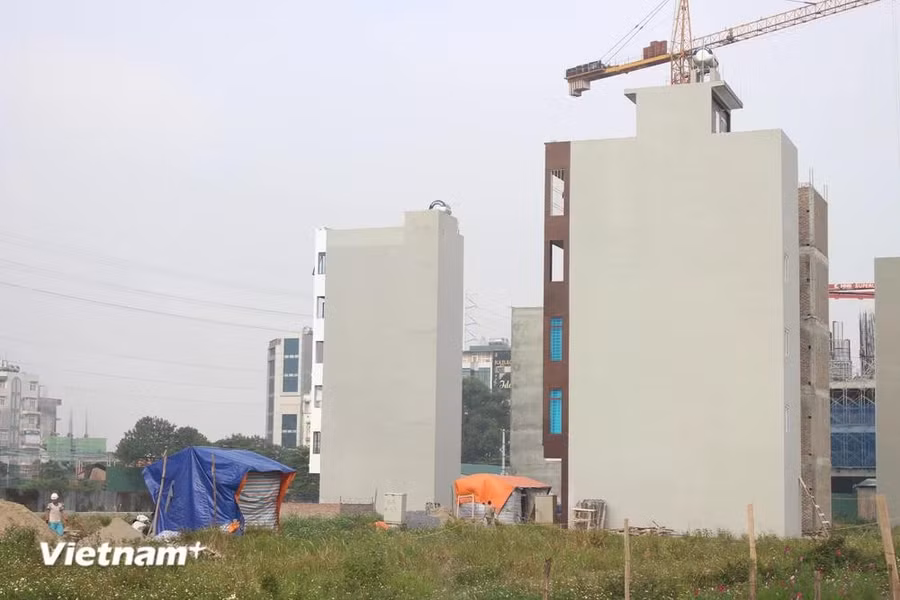 Thị trường đất nền ghi nhận sự “sốt, nóng” về giá. (Ảnh: Hùng Võ/Vietnam+)